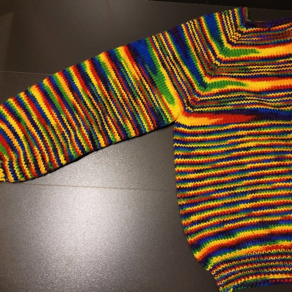 Handmade Rainbow Sweater - Picture 3 of 4